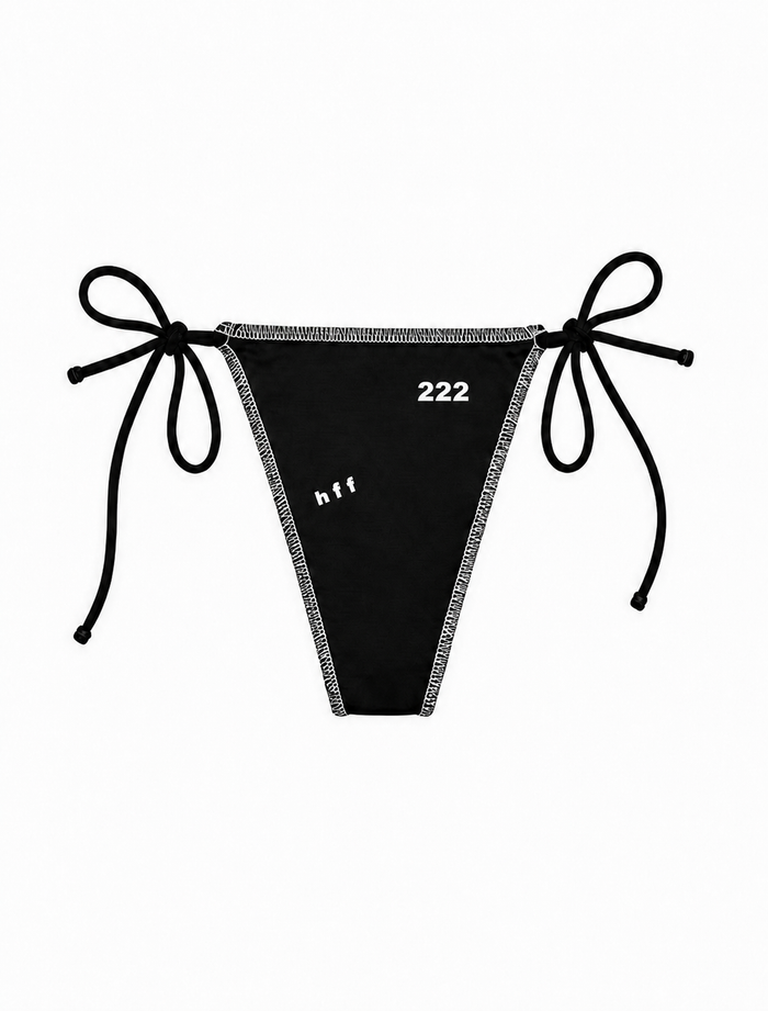 custom black tie tini bottoms