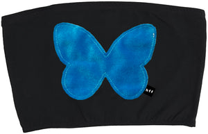 butterfly velvet tube top